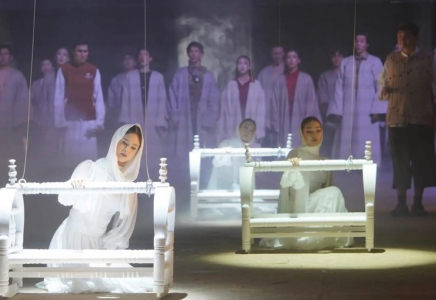  Түркістан музыкалық драма театрында «Пейіш» спектакльінің премьерасы өтті