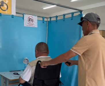ШЫМКЕНТ: мүмкіндігі шектеулі азаматтардың дауыс беруіне қолайлы жағдай жасалуда