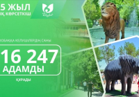 ШЫМКЕНТ: зообаққа келушілер саны 716 мыңнан асты