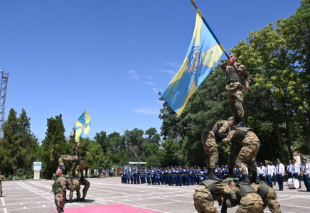 ​Шымкентте 70 сарбаз әскери ант қабылдады