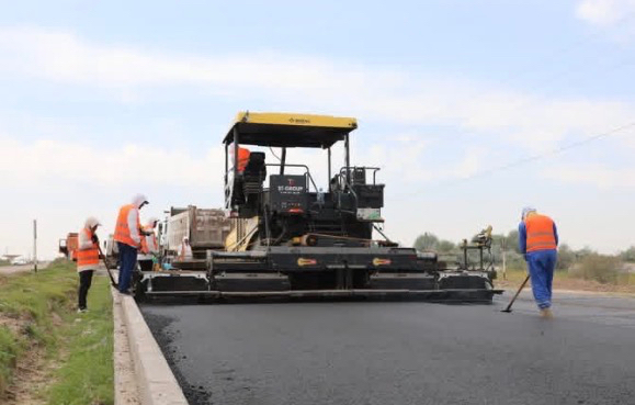 ТҮРКІСТАН: Мақтааралда халықаралық маңызы бар жол жөнделіп жатыр