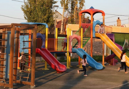 Түркістанда ойын және спорт алаңшалары инфрақұрылымын жаңғырту жұмыстары жалғасуда