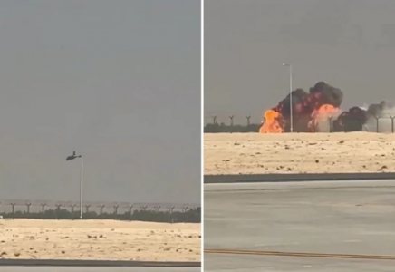 Дубайдағы авиашоуда жойғыш ұшақ құлады