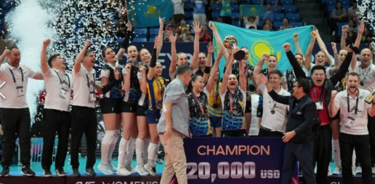 «Жетісу» волейболшы қыздары Азияның клубтық Чемпиондар лигасындағы тұңғыш алтын медалін иеленді
