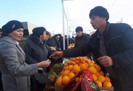 ​Мақтааралдың тойында табиғи таза өнімдер арзан бағада халыққа ұсынылды