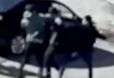 Астанада жасөспірім көлікпен мектеп аумағына кіріп, төбелес шығарған - видео