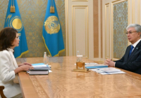 Мемлекет басшысы Премьер-министрдің орынбасары Аида Балаеваны қабылдады