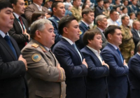 ​АЗАМАТТЫҚ ҚОРҒАУ ҚЫЗМЕТІНІҢ МЕРЕЙТОЙЫНА АРНАЛҒАН САЛТАНАТТЫ ЖИЫН ӨТТІ