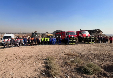 ​В Шымкенте прошли учения по гражданской защите «Қыс-2025»