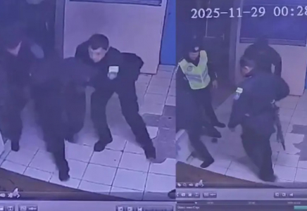 Алматы вокзалында пышақ ұстаған ер адам ұсталды