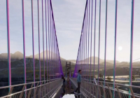 ​Қара шатқалдағы аспалы әйнек көпірдің жаңа эскизі таныстырылды