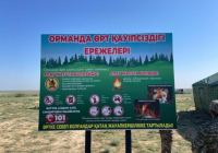 ТЖМ қызметкерлері өрт қауіпті маусымда профилактиканы күшейтті