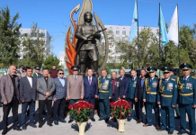 ​Түркістанда «Құтқарушылар аллеясы» ашылды