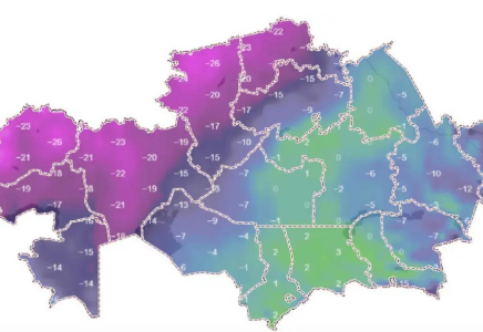 Қазақстанда аяз күшейеді: ТЖМ ескерту жасады