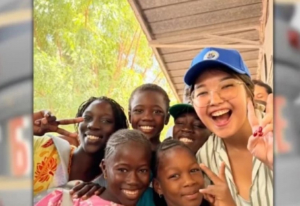 аҚазақ қыз Африкада бастауыш сынып оқушыларын оқытып жүр