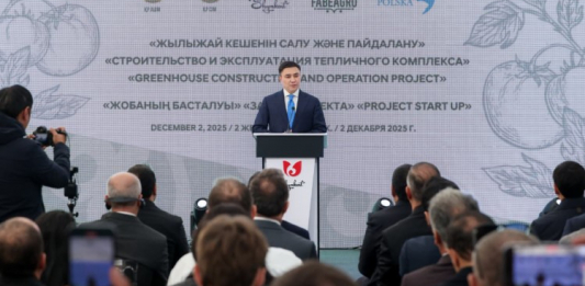​В ШЫМКЕНТЕ НАЧАЛОСЬ СТРОИТЕЛЬСТВО КРУПНОГО ТЕПЛИЧНОГО КОМПЛЕКСА