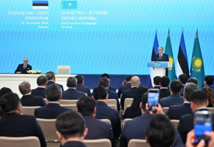 Қасым-Жомарт Тоқаев пен Алар Карис Қазақстан-Эстония бизнес форумында сөз сөйледі