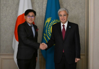 Қасым-Жомарт Тоқаев Rakuten Group компаниясының басшысы Хироши Микитаниді қабылдады