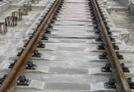 Астанада LRT рельсін төсеу жұмыстарының 25 проценті аяқталды