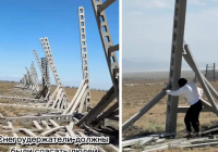 Жетісу облысында қардан қорғайтын қоршаулар қирап, екі жылдан бері сол күйі жатыр (видео)