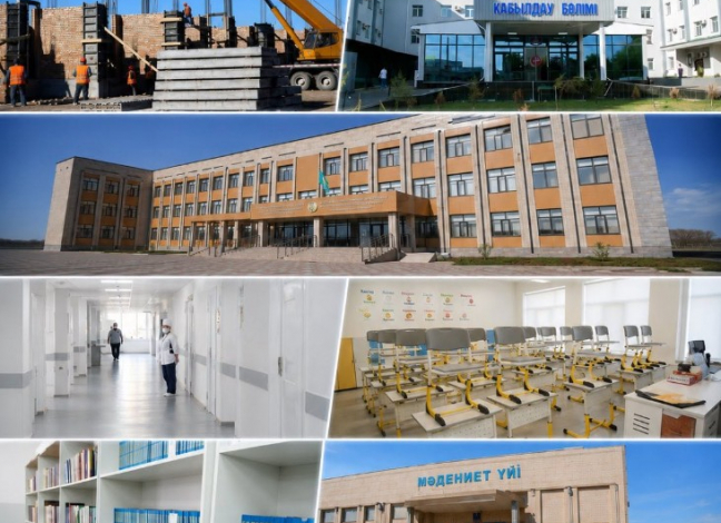 Түркістан облысында 45 әлеуметтік нысанның құрылысы жүргізіліп жатыр