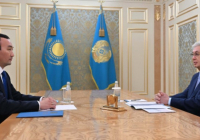 Мемлекет басшысы Ұлытау облысының әкімі Есет Байкенді қабылдады