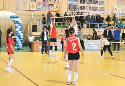 ТҮРКІСТАН: Жетісай ауданында волейболдан облыстық турнир өтті
