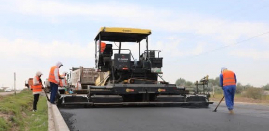 ТҮРКІСТАН: Мақтааралда халықаралық маңызы бар жол жөнделіп жатыр