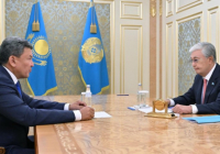 Президент Солтүстік Қазақстан облысының әкімі Ғауез Нұрмұхамбетовты қабылдады