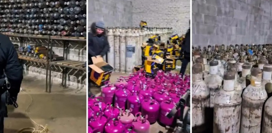 «Ресейден жеткен»: Ақтөбе полициясы аса ірі көлемде қауіпті азот тотығын тәркіледі