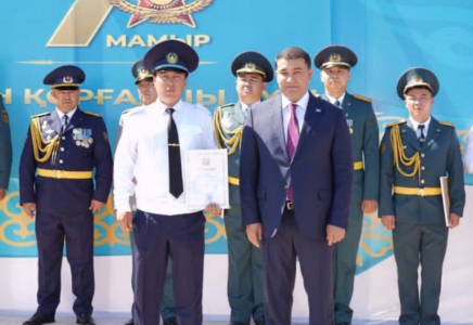 Түркістанда Отан қорғаушылар күніне арналған іс-шара өтті