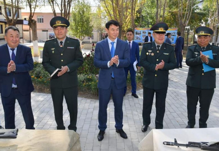 ТҮРКІСТАН: Созақта қорғаныс істері бөлімінің жаңа ғимараты ашылды 