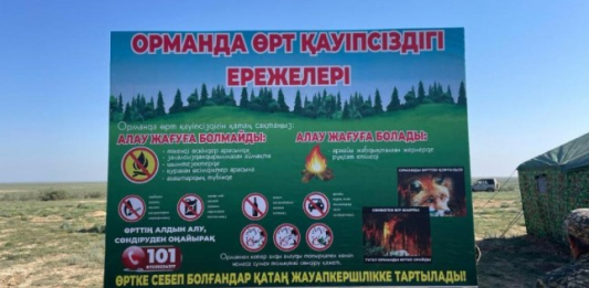 ​Өрт қаупі бар кезеңде Қазақстан ормандарында қосымша 300-ден астам бекет қойылады