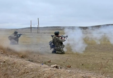 Қонаевтағы полигонда роталық тактикалық оқу-жаттығу кезеңі өтті