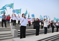ШЫМКЕНТТЕ РЕСПУБЛИКА КҮНІНЕ ОРАЙ МЕМЛЕКЕТТІК ТУ САЛТАНАТТЫ ТҮРДЕ КӨТЕРІЛДІ ШЫМКЕНТТЕ РЕСПУБЛИКА КҮНІНЕ ОРАЙ МЕМЛЕКЕТТІК ТУ САЛТАНАТТЫ ТҮРДЕ КӨТЕРІЛДІ