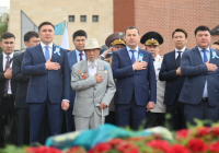 ​ШЫМКЕНТТЕ ЖЕҢІСТІҢ 80 ЖЫЛДЫҒЫНА АРНАЛҒАН САЛТАНАТТЫ ШАРА ӨТІП ЖАТЫР