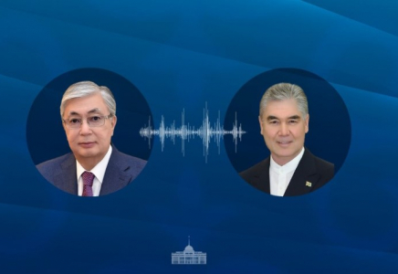 Мемлекет басшысы Түрікменстан Халк Маслахатының Төрағасы Гурбангулы Бердімұхамедовпен телефон арқылы сөйлесті
