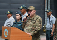 ​Шымкентте 30 жас сарбазды әскерге шығарып салды