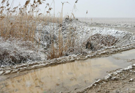 ТҮРКІСТАН: Жетісай ауданында тік дренажды ұңғымалар салынып жатыр
