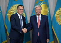 Мемлекет басшысы Binance компаниясының негізін қалаушы Чанпэн Чжаоны қабылдады