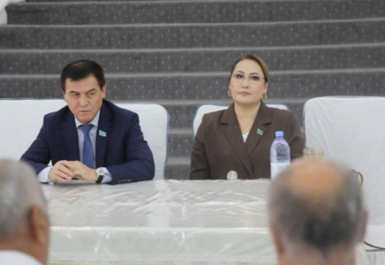 ШЫМКЕНТ: сенат депутаттары Абай ауданының өзекті мәселелерін талқылады