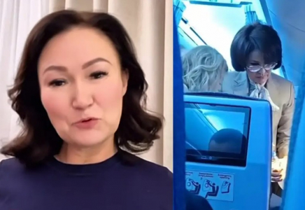 «Пиар емес»: ұшақта министр көмектескен адам танымал журналист болып шықты