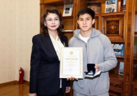 Футболшы Дастан Сәтпаевқа "Дарын" мемлекеттік жастар сыйлығы табысталды