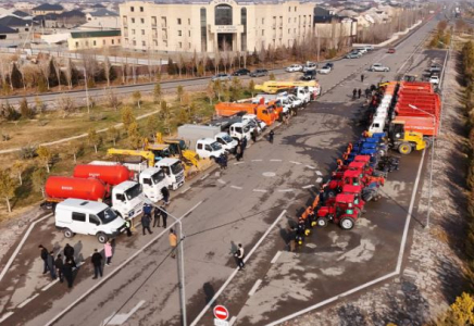 Түркістандағы арнайы техникалар қысқы маусымға толық дайын