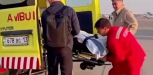 Жетісайдағы өрт: Зардап шеккен екінші науқас Шымкентке жеткізілді