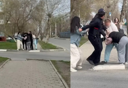 Ерекше балаларды қорлаған блогер Гүлнәр Оразалина Қостанайдың қақ ортасында бір әйелмен төбелескен (ВИДЕО)