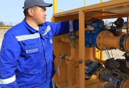 ТҮРКІСТАН: Арыстағы Байырқұм ауылына табиғи газ берілді