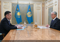 Президент Шығыс Қазақстан облысының әкімі Нұрымбет Сақтағановты қабылдады