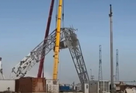​Маңғыстауда бұрғылау қондырғысы құлап кетті