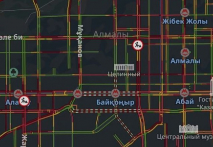 Алматыда жарық өшуіне байланысты 9 балдық кептеліс пайда болды